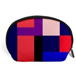 Colorful abstraction Accessory Pouches (Large)  Front