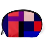 Colorful abstraction Accessory Pouches (Large)  Back