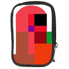 Colorful Abstraction Compact Camera Cases by Valentinaart