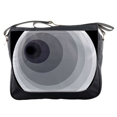 Gray Abstraction Messenger Bags by Valentinaart