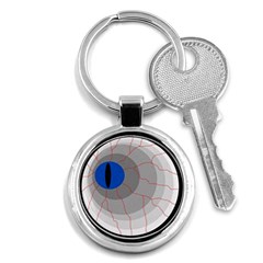 Blue Eye Key Chains (round)  by Valentinaart