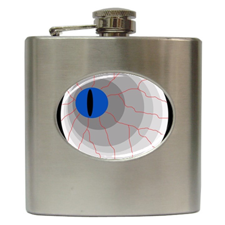 Blue eye Hip Flask (6 oz)