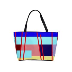 Abstract Landscape Shoulder Handbags by Valentinaart