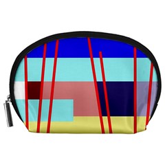 Abstract Landscape Accessory Pouches (large)  by Valentinaart