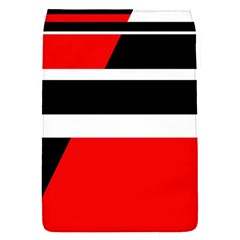 Red, White And Black Abstraction Flap Covers (s)  by Valentinaart