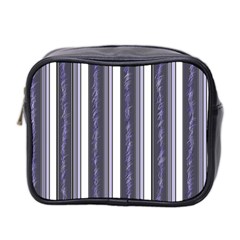 Elegant Lines Mini Toiletries Bag 2-side by Valentinaart