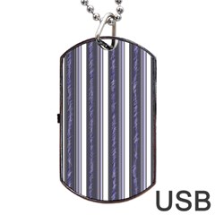 Elegant Lines Dog Tag Usb Flash (two Sides)  by Valentinaart