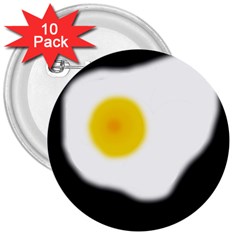 Egg 3  Buttons (10 Pack)  by Valentinaart