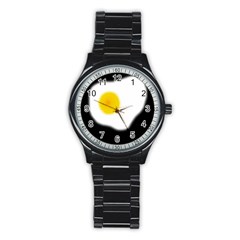 Egg Stainless Steel Round Watch by Valentinaart