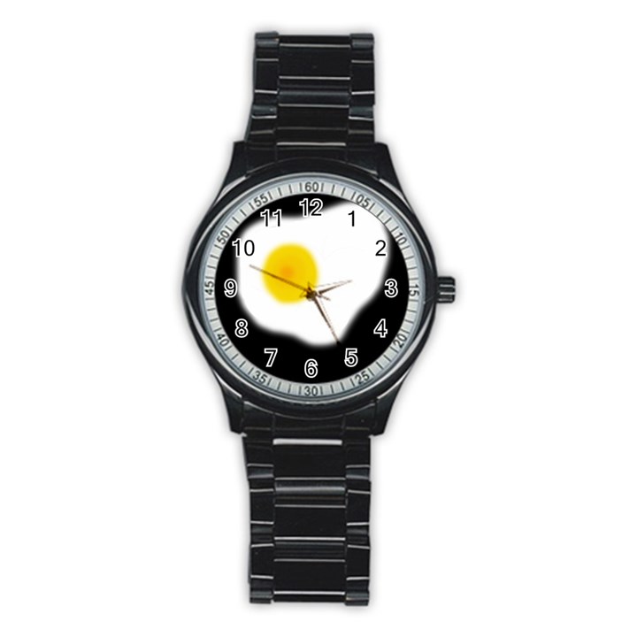 Egg Stainless Steel Round Watch