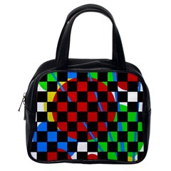 Colorful Abstraction Classic Handbags (one Side) by Valentinaart