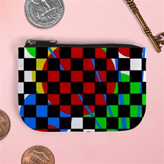 Colorful Abstraction Mini Coin Purses by Valentinaart