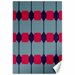 Red blue shapes pattern                                                                                     			Canvas 20  x 30  19.62 x28.9  Canvas - 1