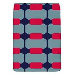 Red Blue Shapes Pattern                                                                                     			removable Flap Cover (s) by LalyLauraFLM