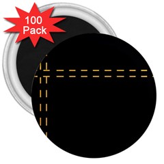 Elegant design 3  Magnets (100 pack)