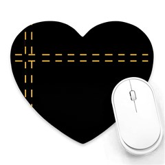 Elegant design Heart Mousepads