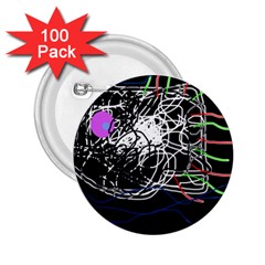 Neon fish 2.25  Buttons (100 pack) 