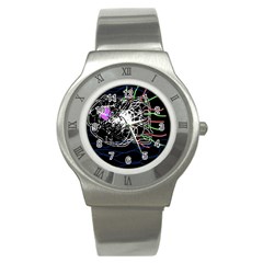 Neon fish Stainless Steel Watch