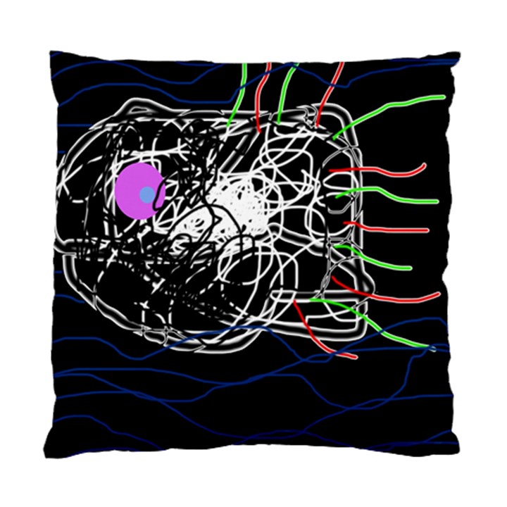 Neon fish Standard Cushion Case (Two Sides)