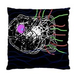 Neon fish Standard Cushion Case (Two Sides) Back