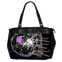 Neon fish Office Handbags (2 Sides) 