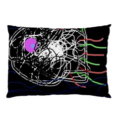 Neon fish Pillow Case (Two Sides)