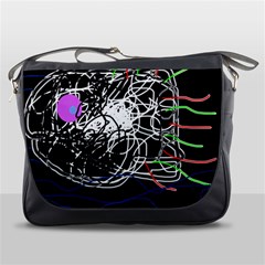 Neon fish Messenger Bags