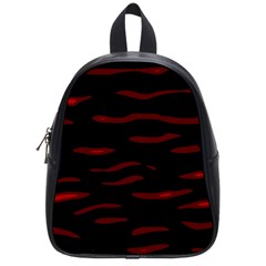 Red And Black School Bags (small)  by Valentinaart