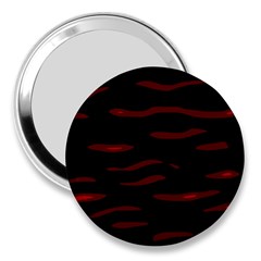 Red And Black 3  Handbag Mirrors by Valentinaart