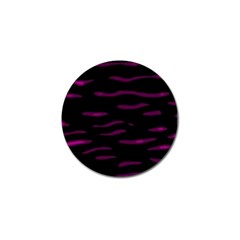 Purple And Black Golf Ball Marker (10 Pack) by Valentinaart