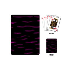 Purple And Black Playing Cards (mini)  by Valentinaart