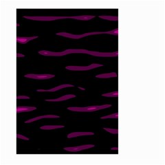 Purple And Black Large Garden Flag (two Sides) by Valentinaart