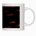 orange and black White Mugs Right