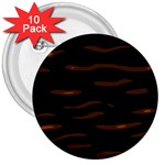 orange and black 3  Buttons (10 pack)  Front