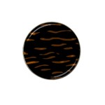 orange and black Hat Clip Ball Marker Front