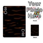 orange and black Playing Cards 54 Designs  Front - Spade2