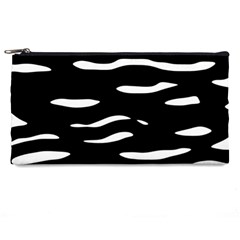 Black And White Pencil Cases by Valentinaart