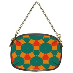 Honeycombs And Triangles Pattern                                                                                       	chain Purse (two Sides) by LalyLauraFLM