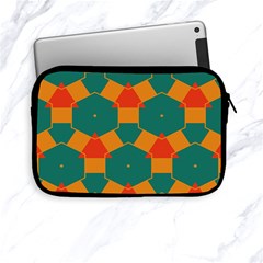 Honeycombs And Triangles Pattern                                                                                      			apple Ipad Mini Zipper Case by LalyLauraFLM