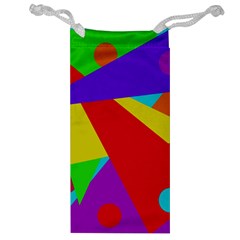 Colorful Abstract Design Jewelry Bags by Valentinaart