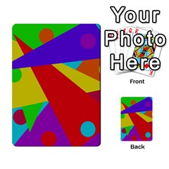 Colorful Abstract Design Multi-purpose Cards (rectangle)  by Valentinaart