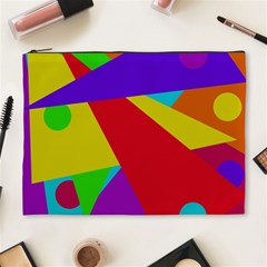 Colorful Abstract Design Cosmetic Bag (xl) by Valentinaart