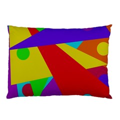 Colorful Abstract Design Pillow Case (two Sides) by Valentinaart