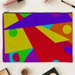 Colorful abstract design Cosmetic Bag (XXXL)  Front