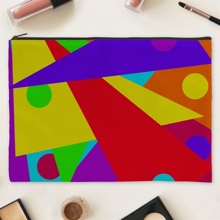 Colorful abstract design Cosmetic Bag (XXXL) 