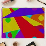 Colorful abstract design Cosmetic Bag (XXXL)  Back