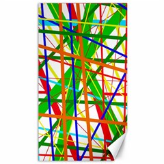 Colorful Lines Canvas 40  X 72   by Valentinaart