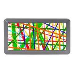 Colorful Lines Memory Card Reader (mini) by Valentinaart