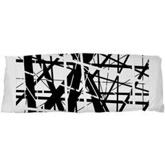 Black And White Abstract Design Samsung Galaxy Sl I9003 Hardshell Case