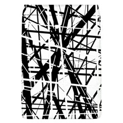 Black And White Abstract Design Flap Covers (l)  by Valentinaart